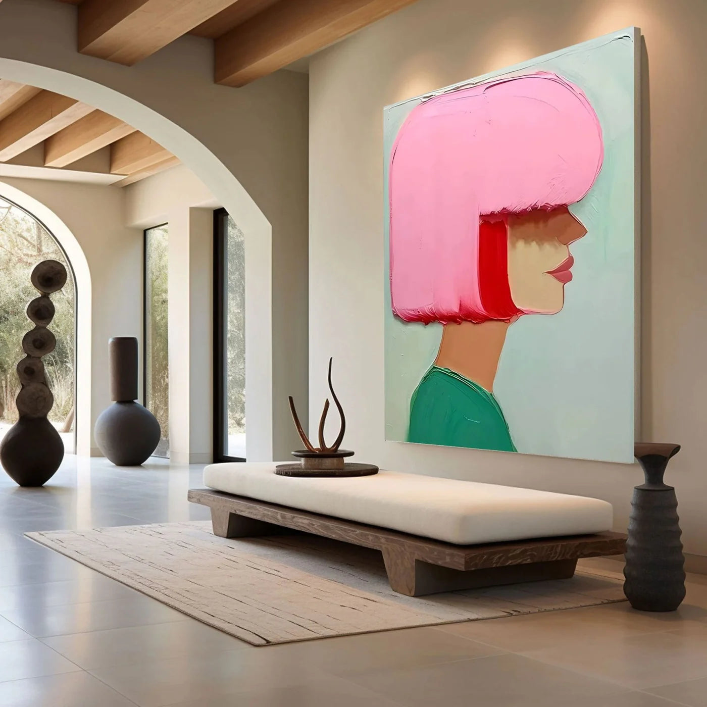 Plaster Art Texture Painting #RAB831