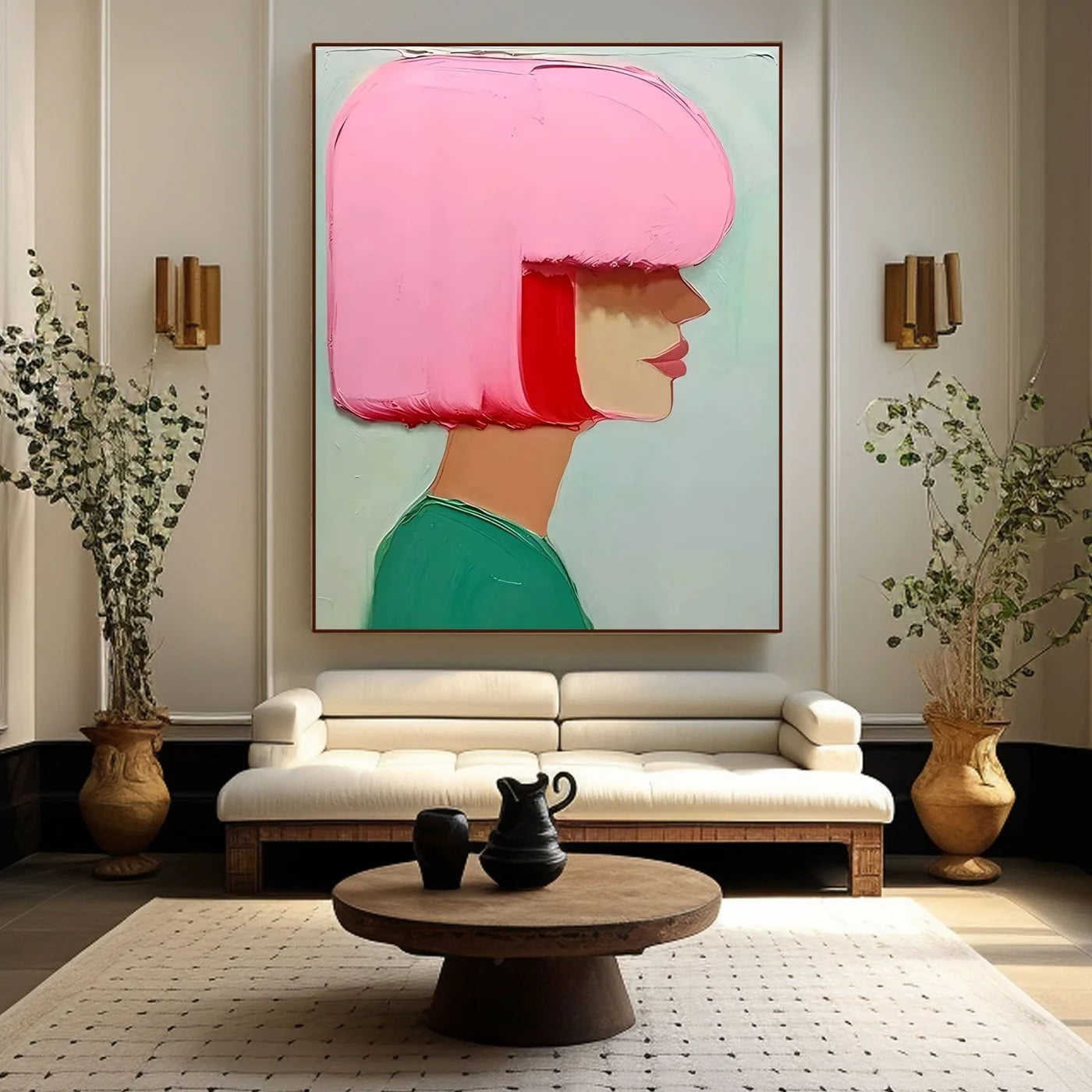 Plaster Art Texture Painting #RAB831