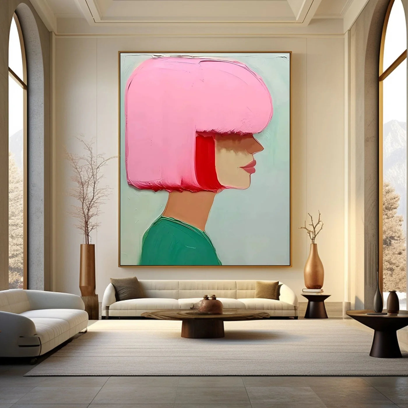 Plaster Art Texture Painting #RAB831