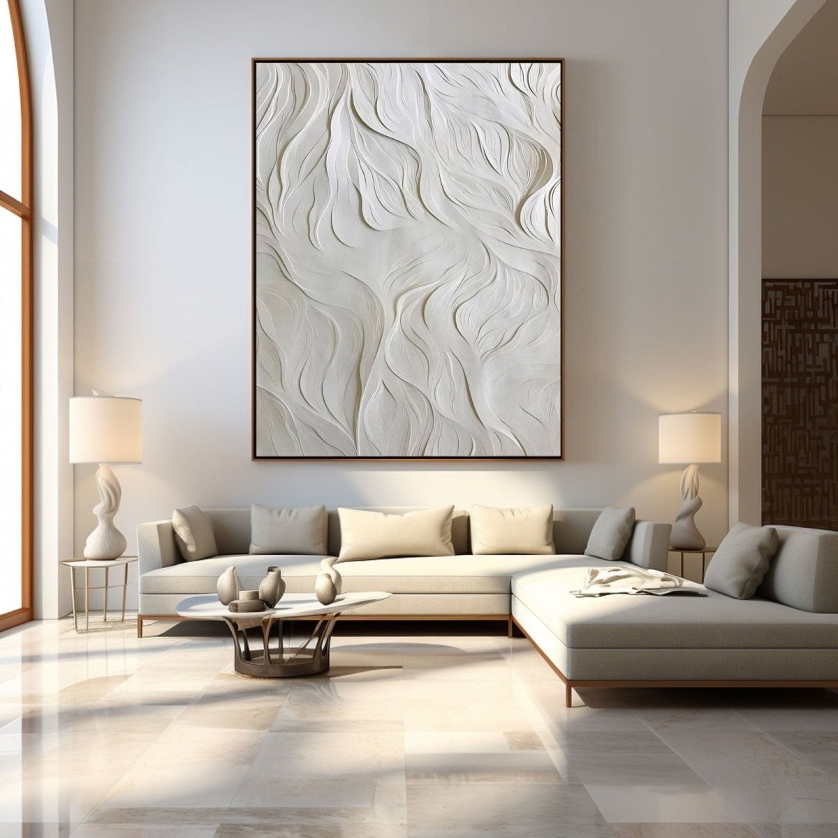 Plaster Art Texture Painting RAB834 - royalbrushart