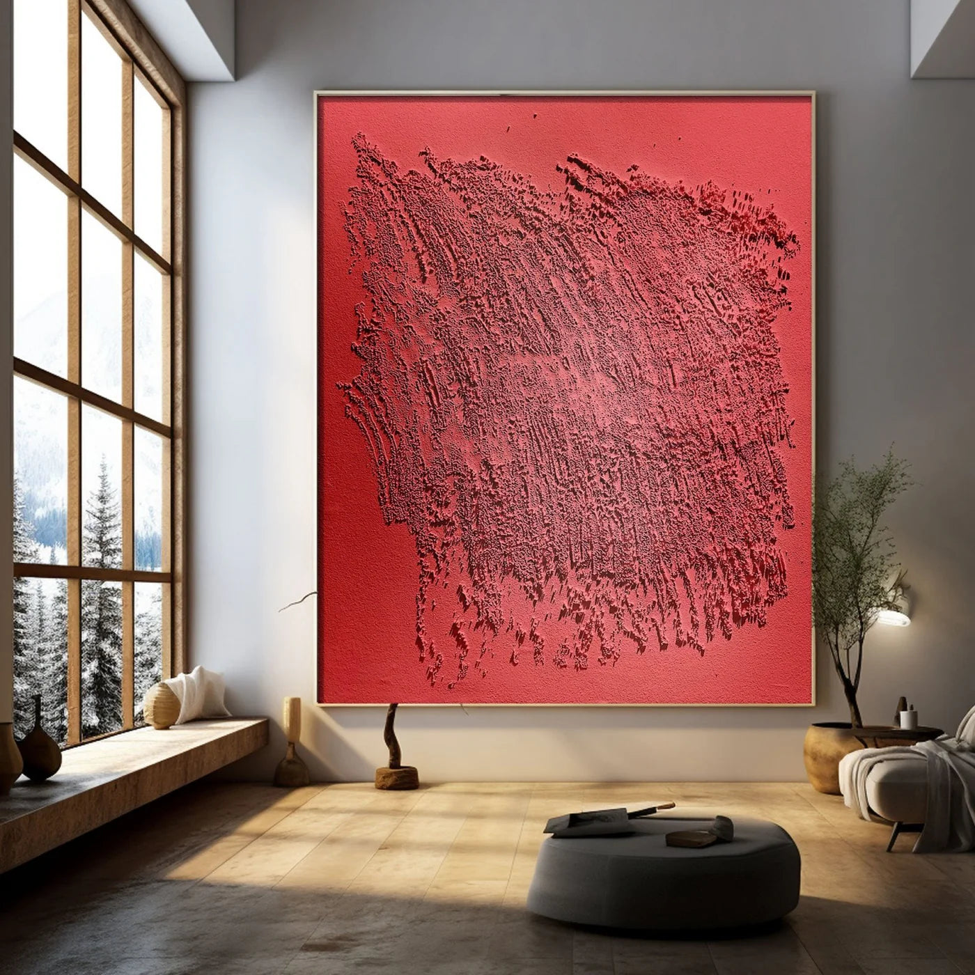 Plaster Art Texture Painting #HBV134