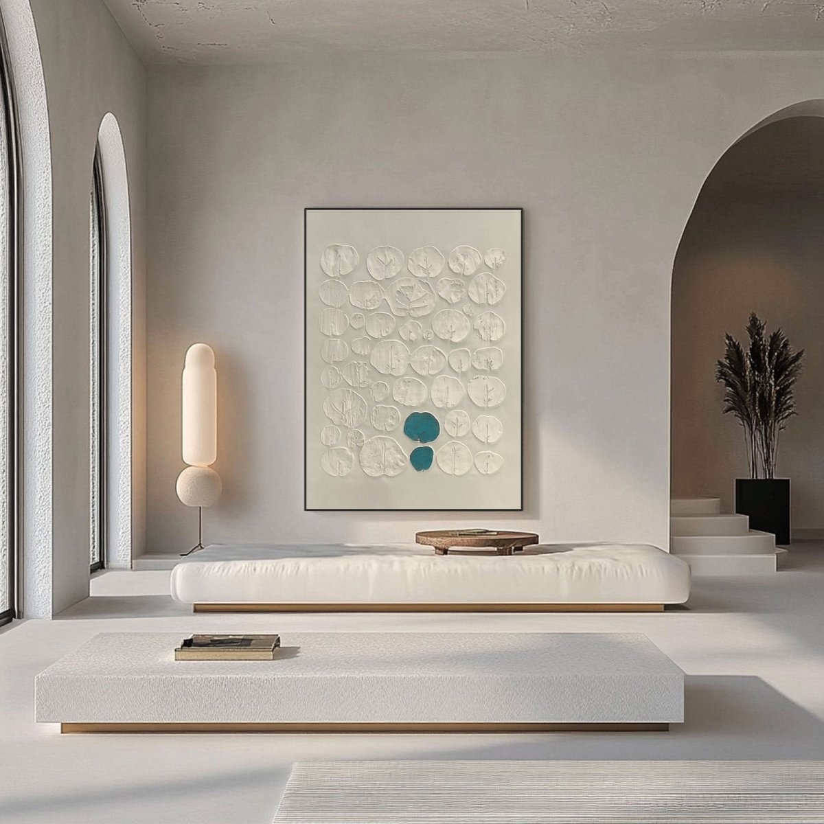 Plaster Art Texture Painting HBV165 - royalbrushart