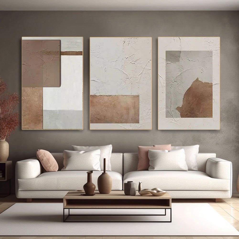 Abstract Painting Set of 3 RAB973 - royalbrushart