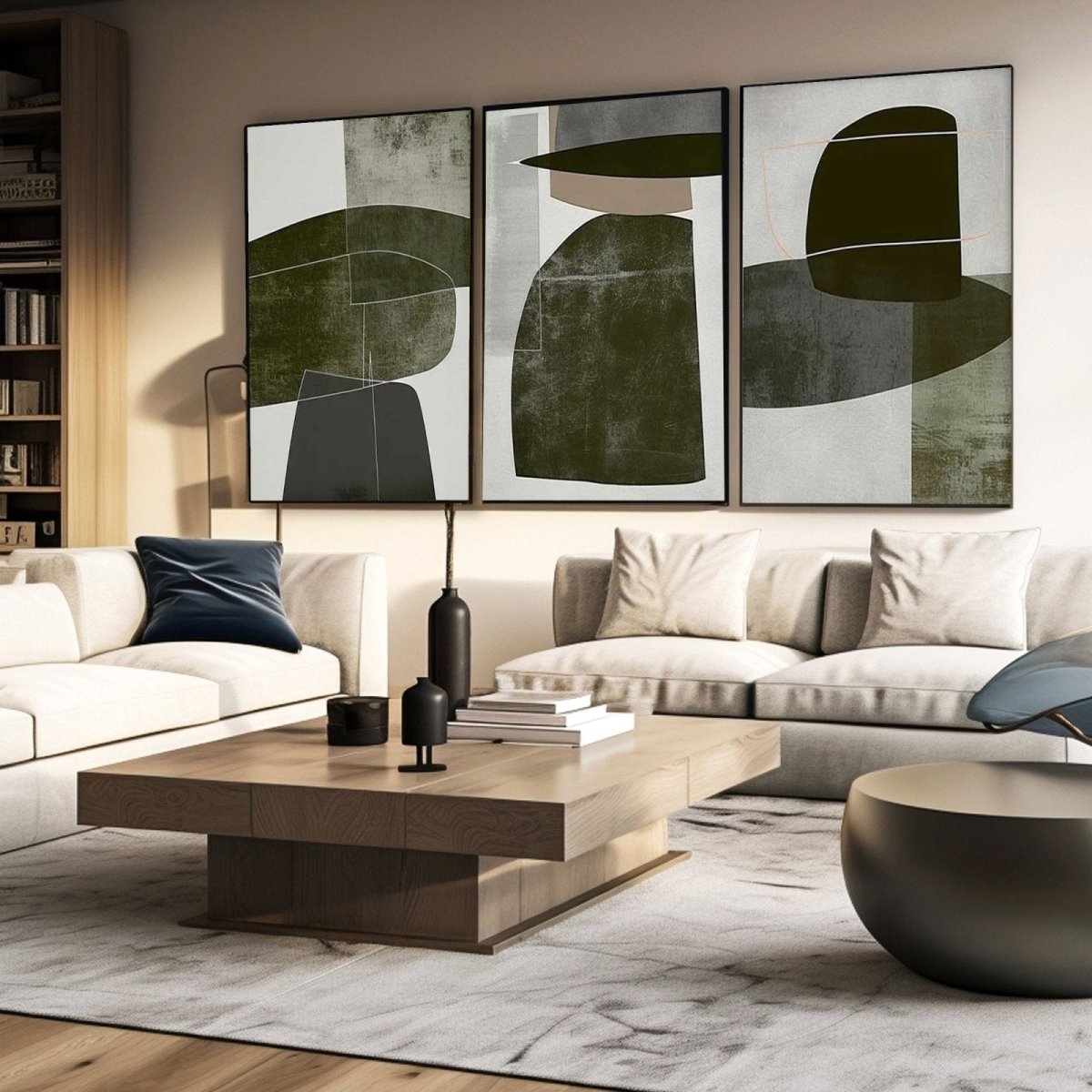 Abstract Painting Set of 3 RAB966 - royalbrushart