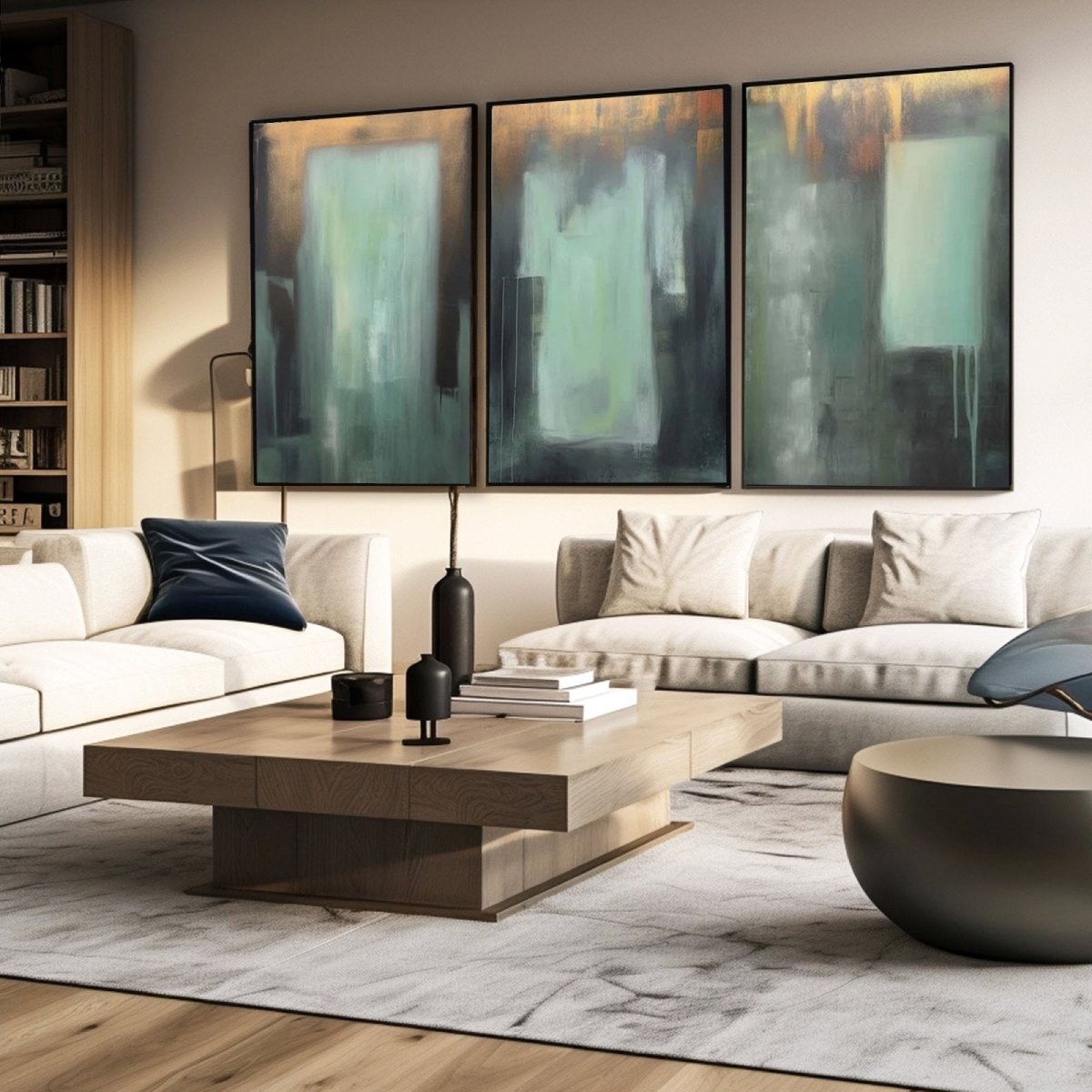 Abstract Painting Set of 3 RAB975 - royalbrushart