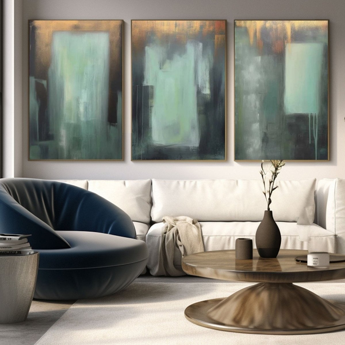 Abstract Painting Set of 3 RAB975 - royalbrushart