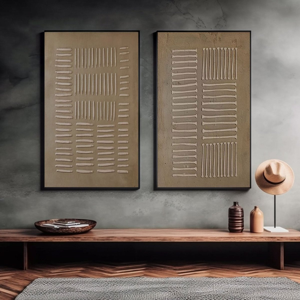 Wabi Sabi Wall Art RAB802 - royalbrushart