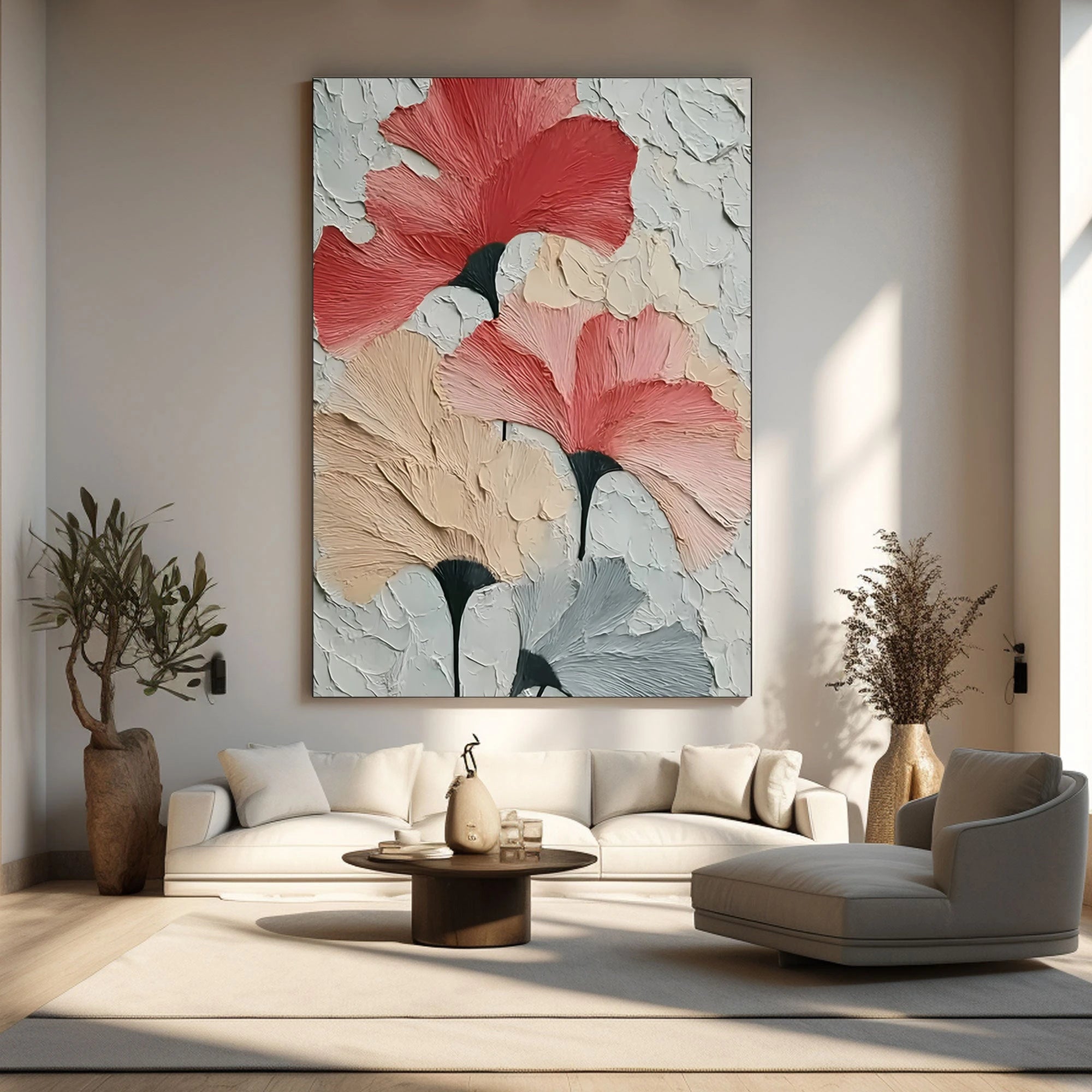 Grey Abstract Painting - royalbrushart