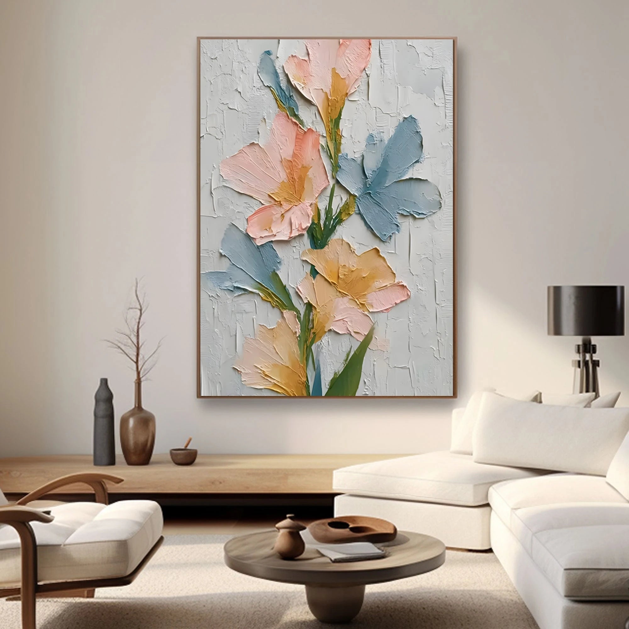 Yellow Abstract Painting - royalbrushart