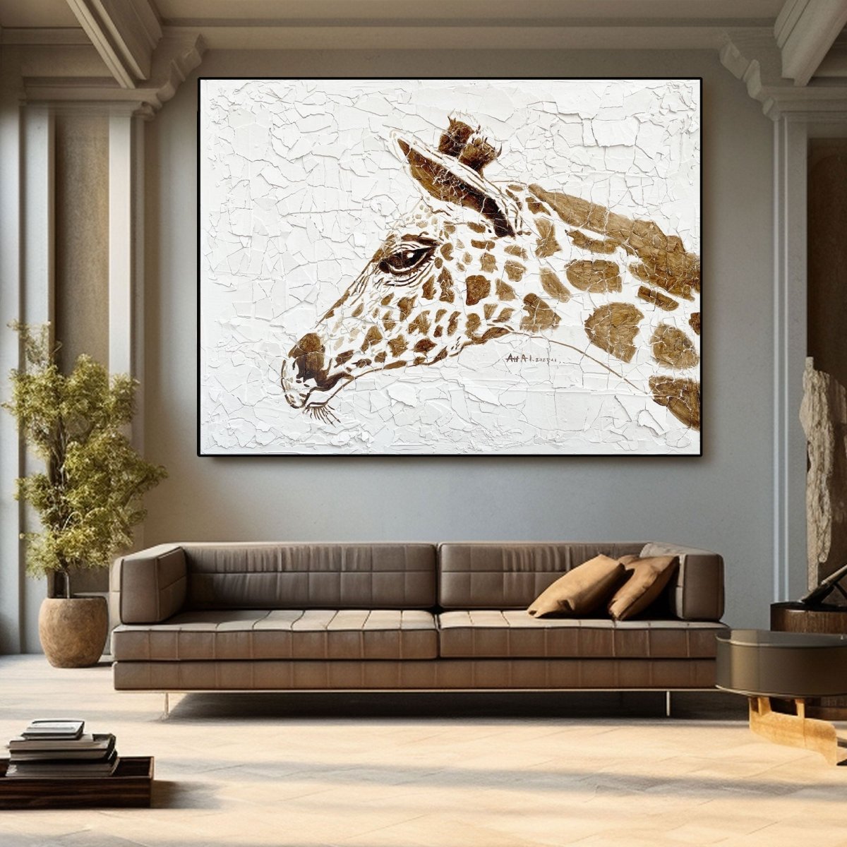 Plaster Art Texture Painting LBV376 - royalbrushart