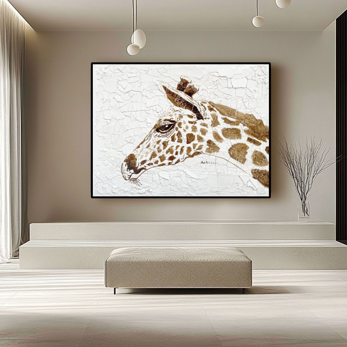 Plaster Art Texture Painting LBV376 - royalbrushart