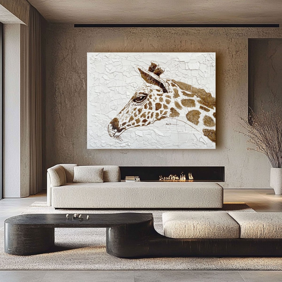 Plaster Art Texture Painting LBV376 - royalbrushart