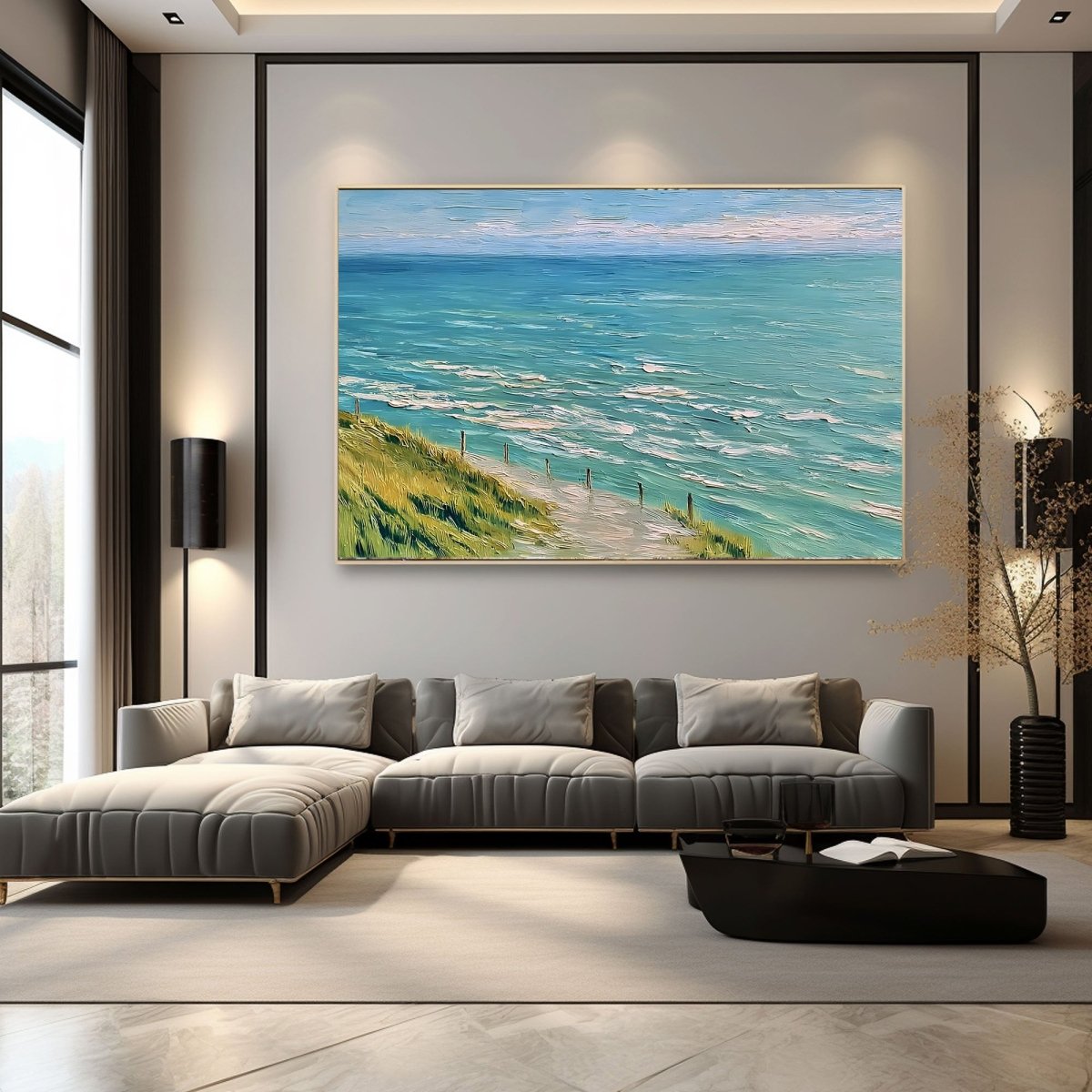 Plaster Art Texture PaintingRAB397 - royalbrushart