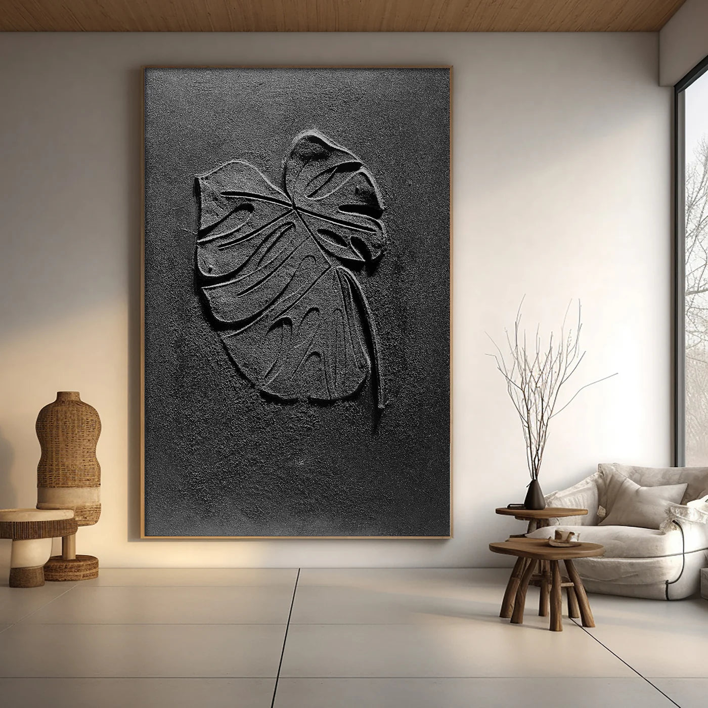 Plaster Art Texture Painting #HBV241