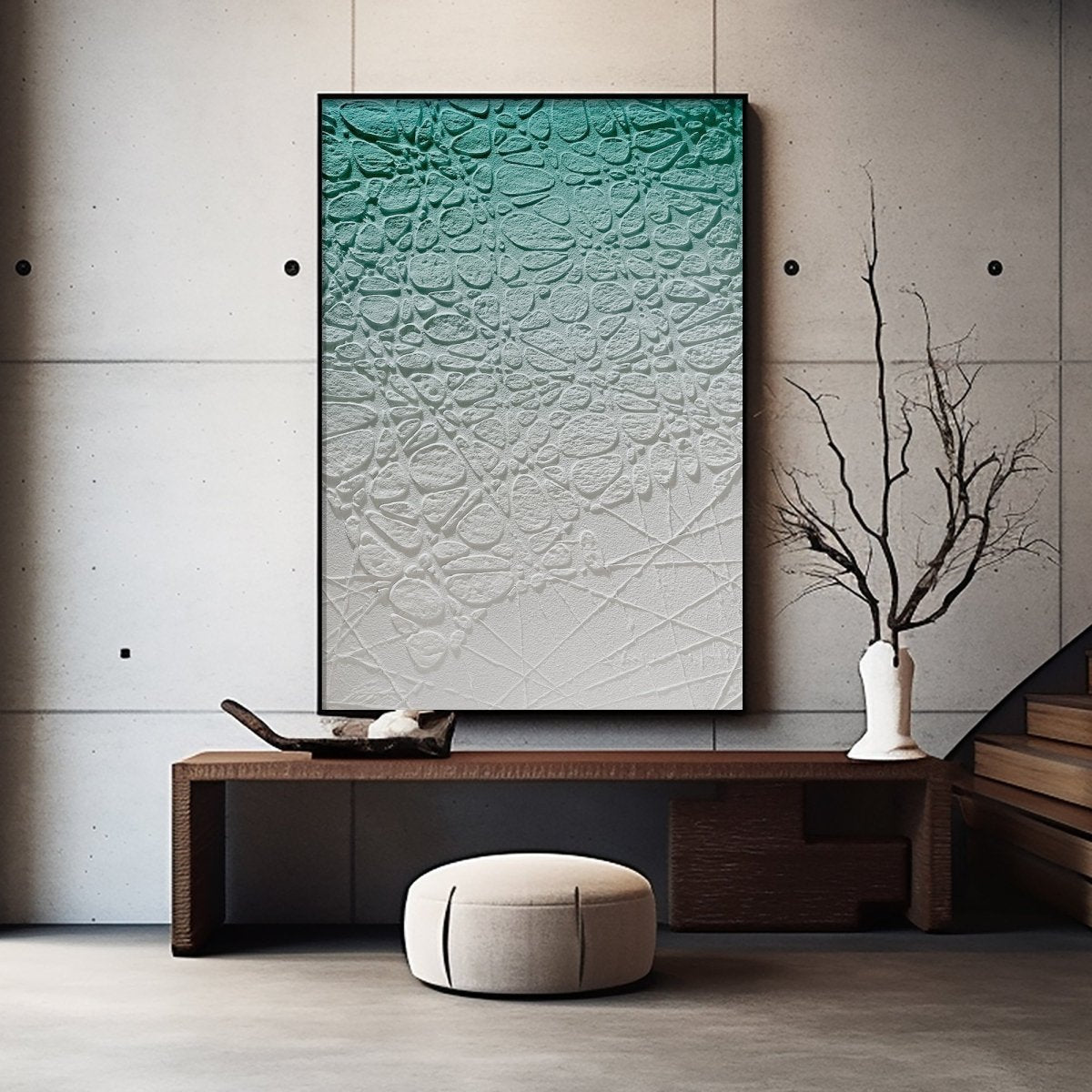 Plaster Art Texture Painting HBV324 - royalbrushart