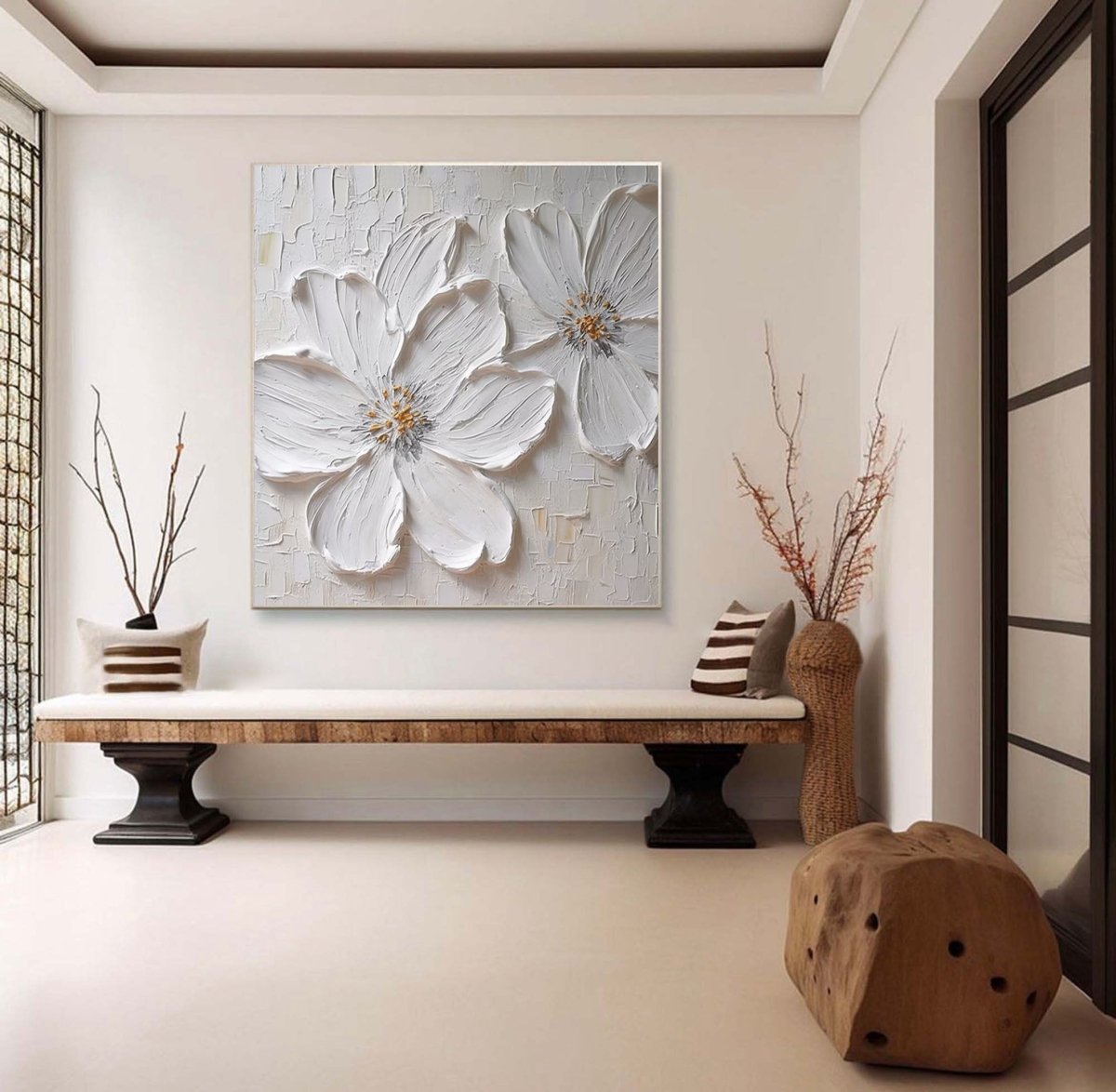 plaster art texture painting RAB148 - royalbrushart