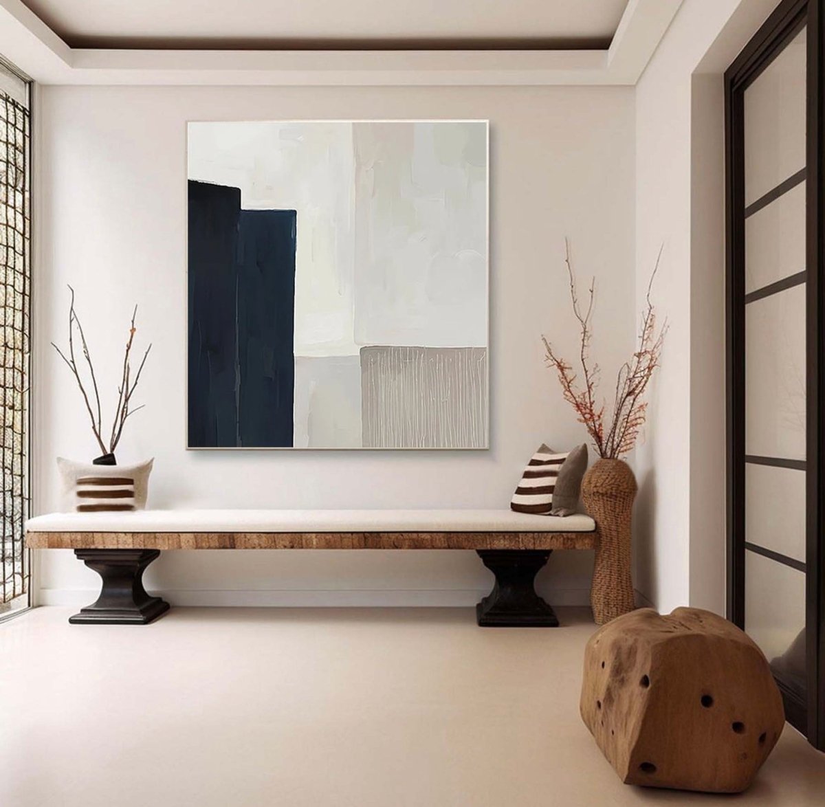 Minimalist Geometric Art RAB093 - royalbrushart