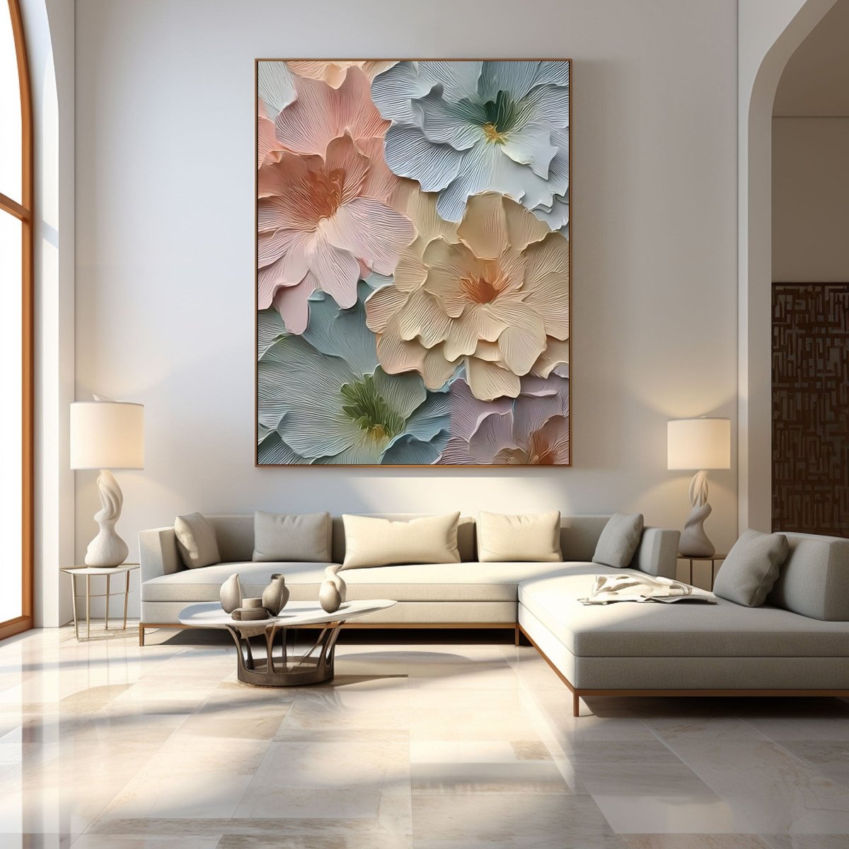 Plaster Art Texture Painting RAB398 - royalbrushart