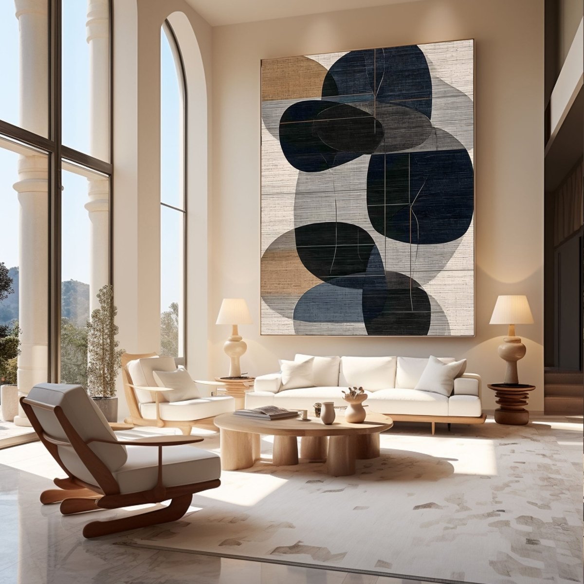 Wabi Sabi Wall Art RAB353 - royalbrushart
