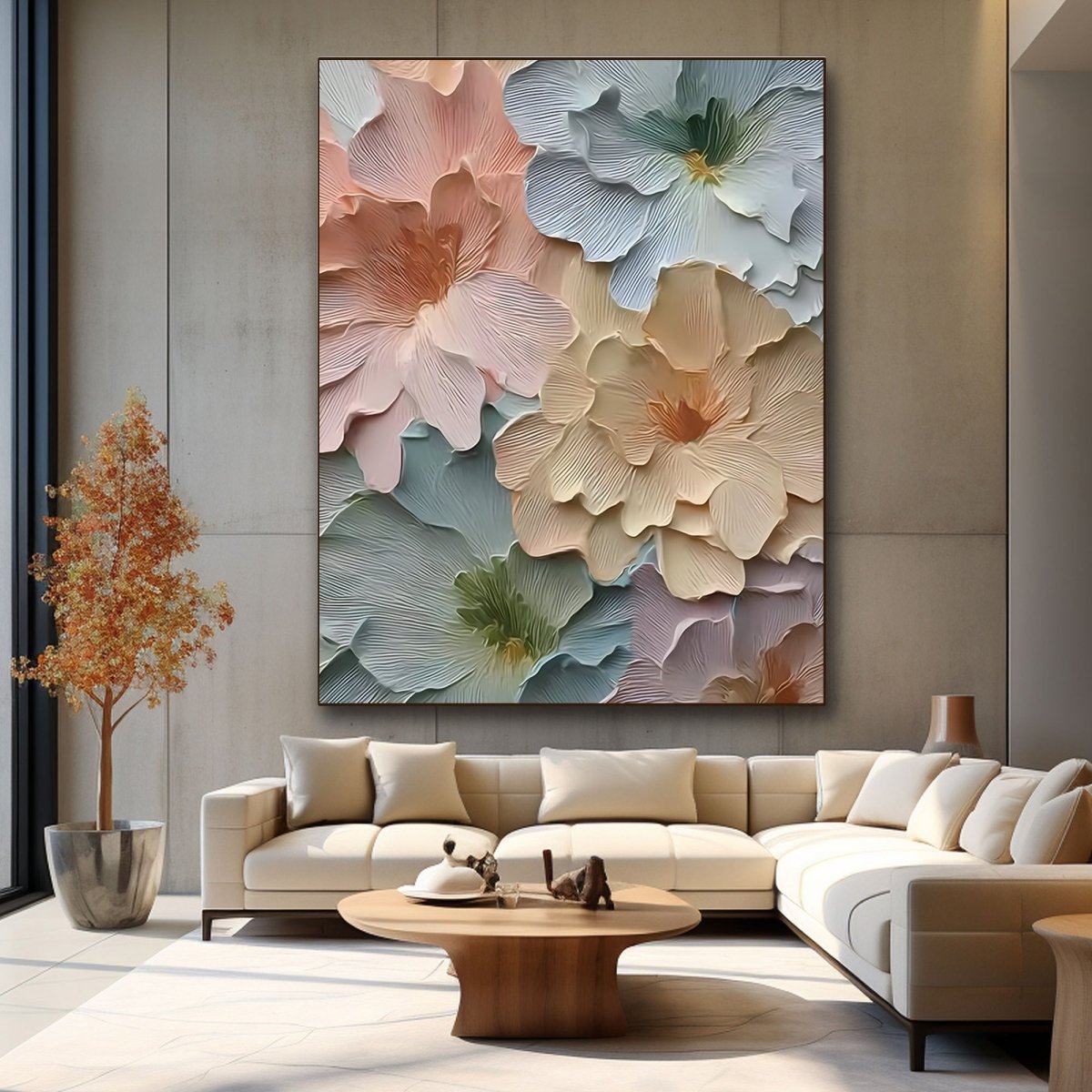 Plaster Art Texture Painting RAB398 - royalbrushart