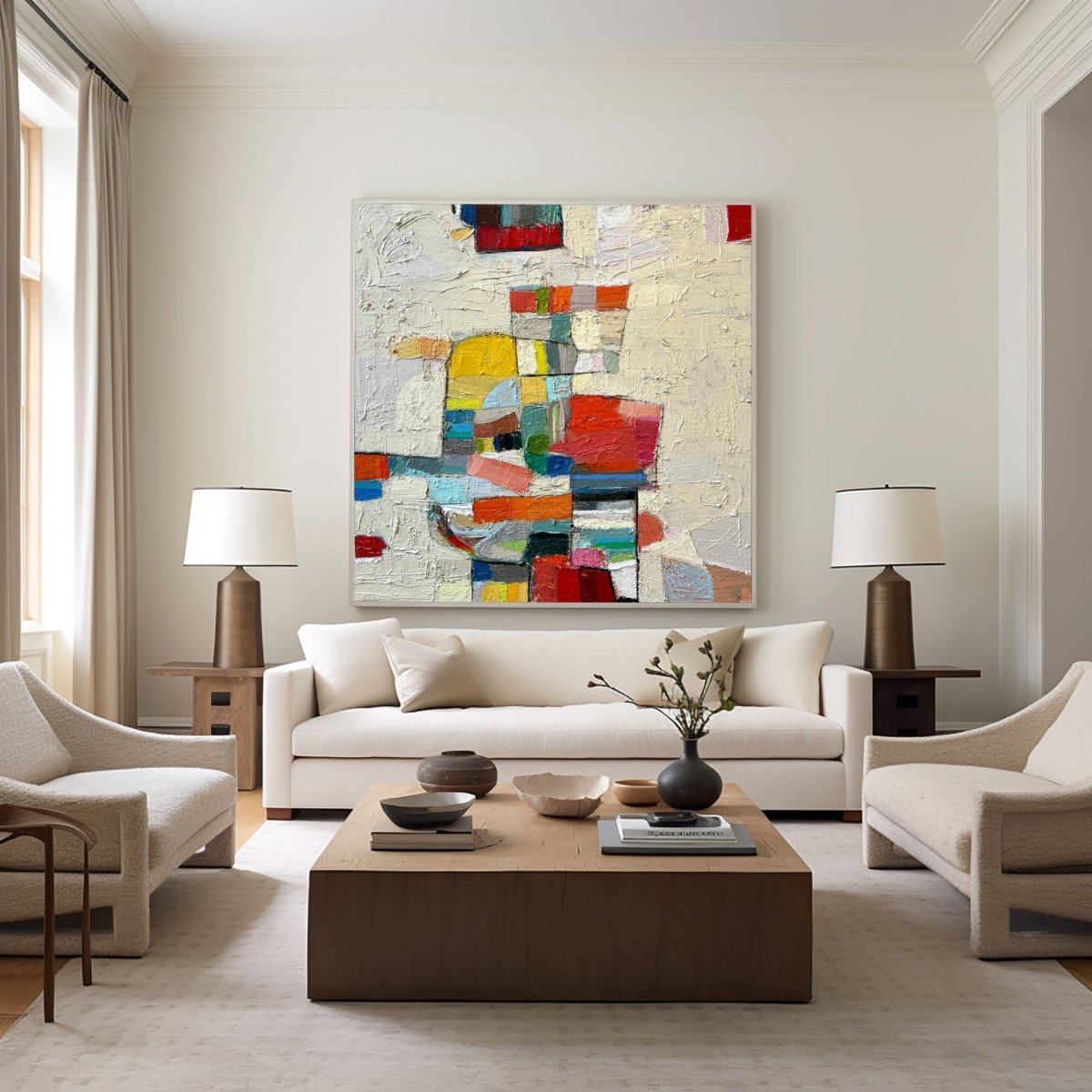 Contemporary Abstract Painting RAB087 - royalbrushart