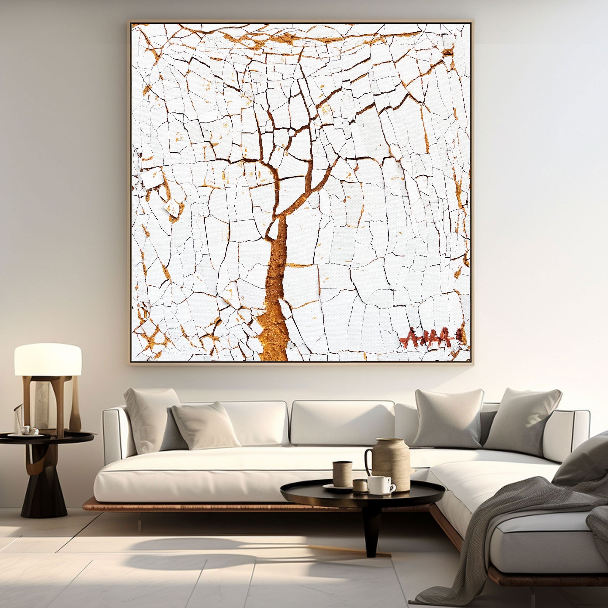 Plaster Art Texture Painting #LBV456