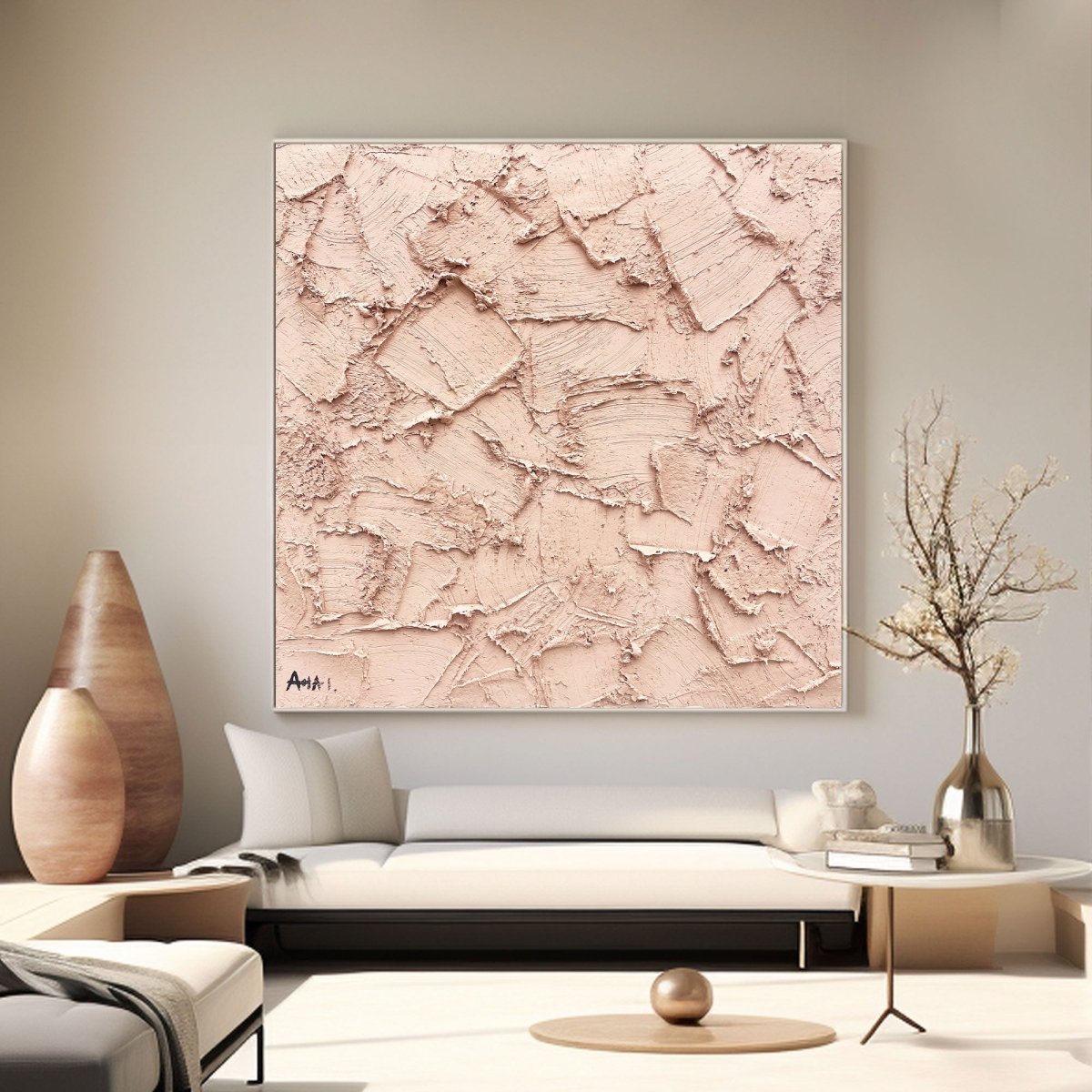 Plaster Art Texture Painting RAB465 - royalbrushart