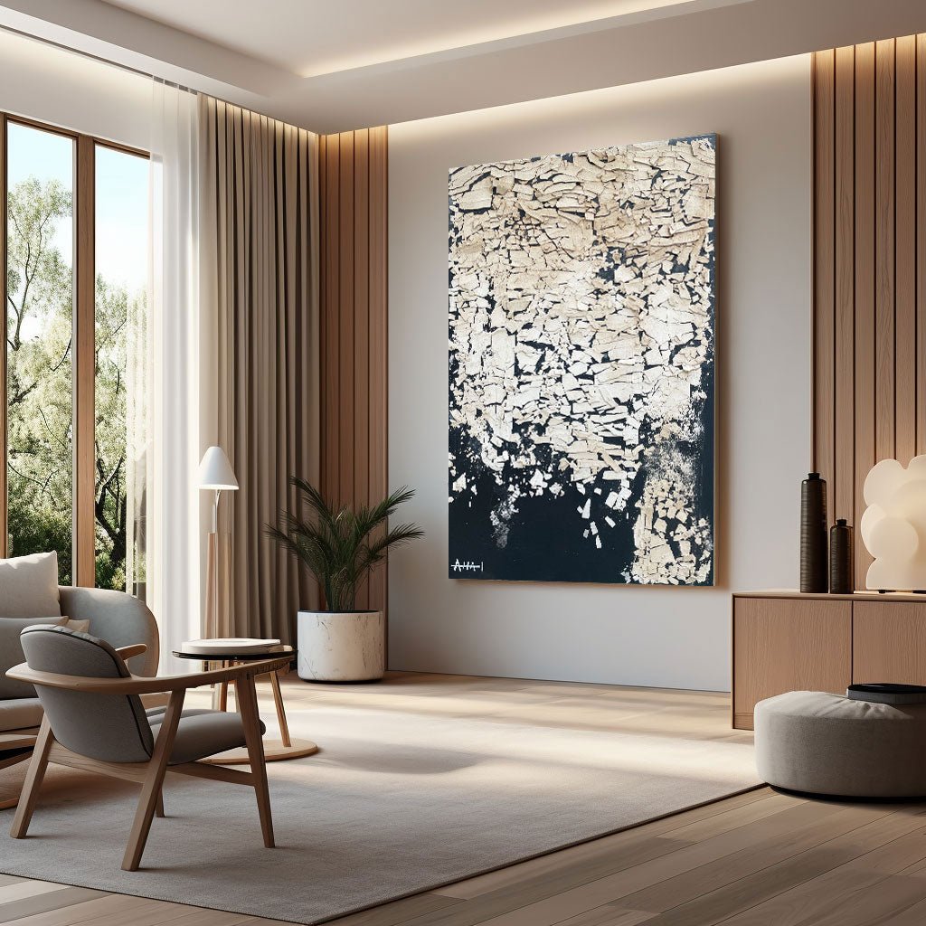 Plaster Art Textured Painting LRAB634 - royalbrushart