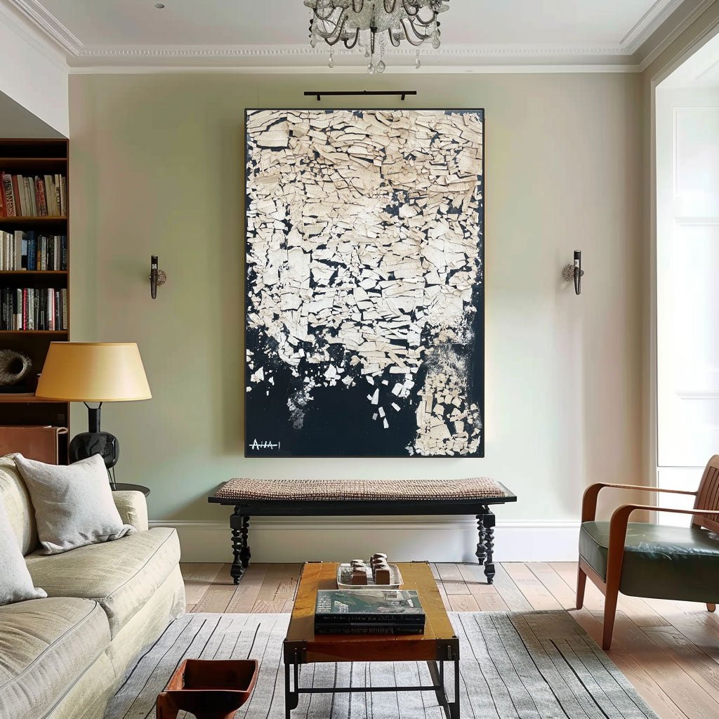 Plaster Art Textured Painting LRAB634 - royalbrushart