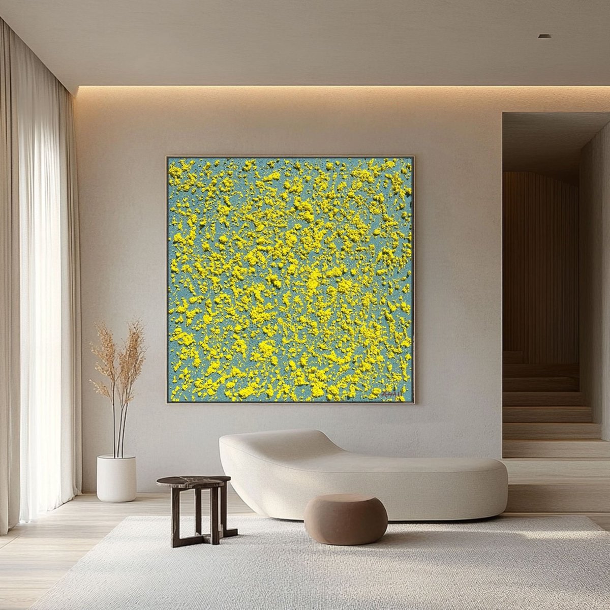 Plaster Art Textured Painting LRAB633 - royalbrushart