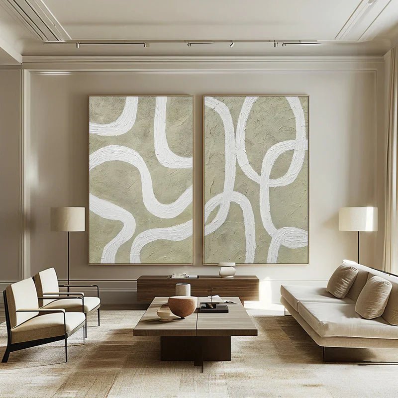 Contemporary Minimalist Art RAB699 - royalbrushart