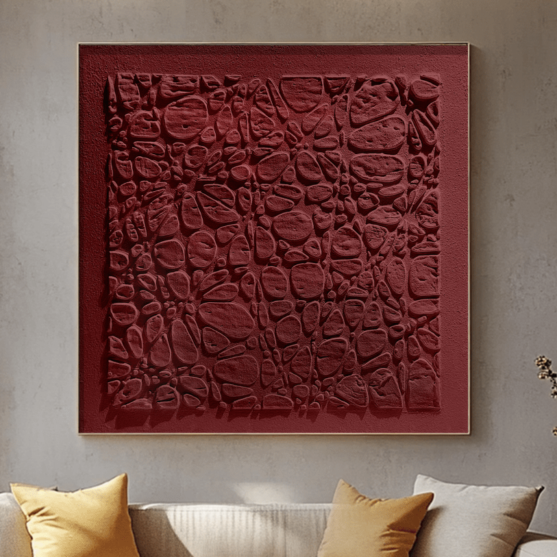 Plaster Art Texture Painting HBV208 - royalbrushart