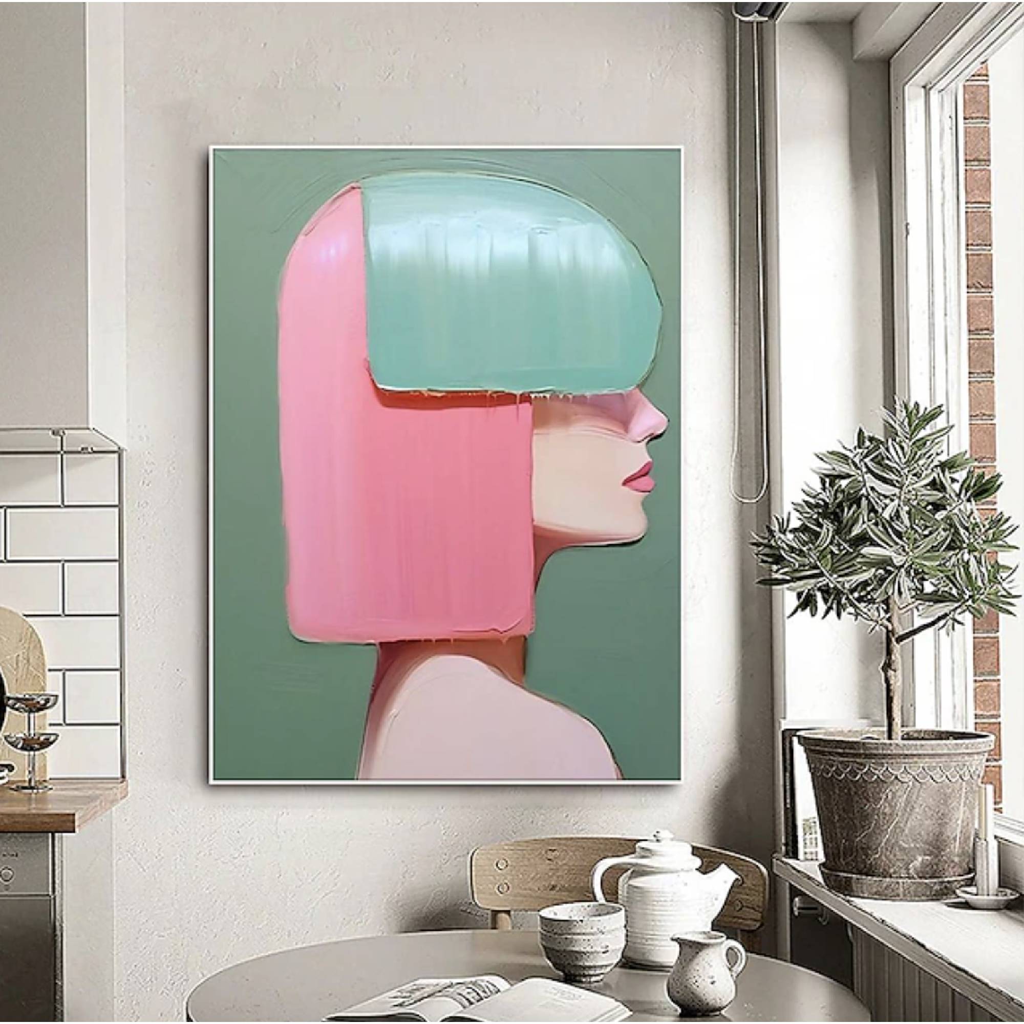 Plaster Art Texture Painting #RAB833