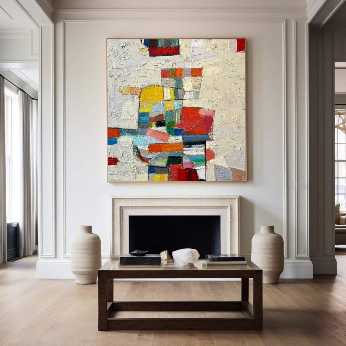 Contemporary Abstract Painting RAB087 - royalbrushart