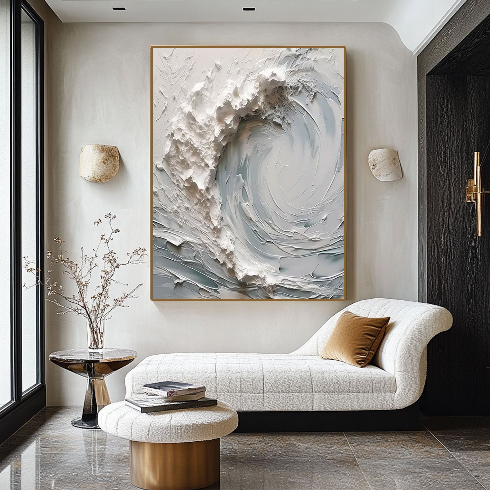 Plaster Art Texture Painting #RAB904