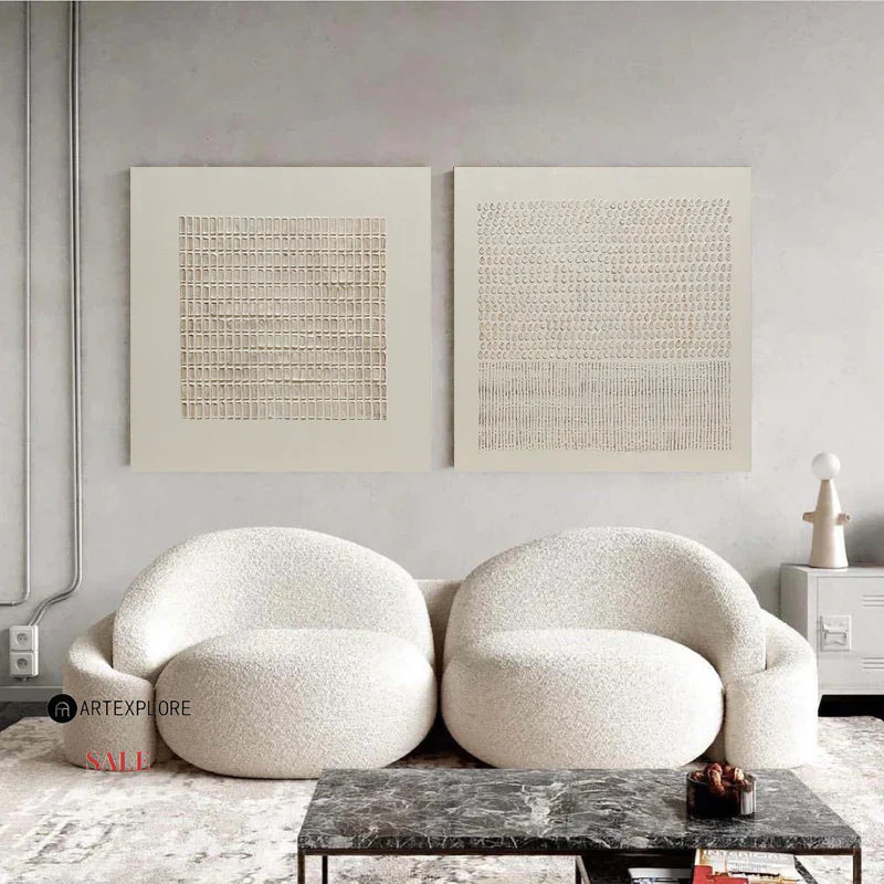 Abstract Painting Set Of 2 #RAB686