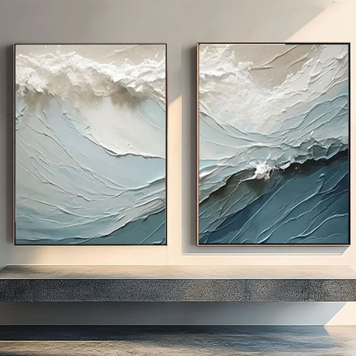 Abstract Painting Set Of 2 RAB648 - royalbrushart