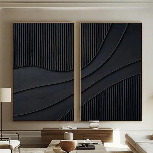 Abstract Painting Set Of 2 RAB719 - royalbrushart