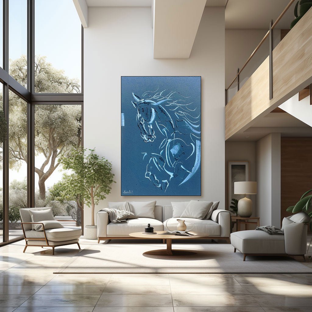 Contemporary Horse Art LRAB632 - royalbrushart
