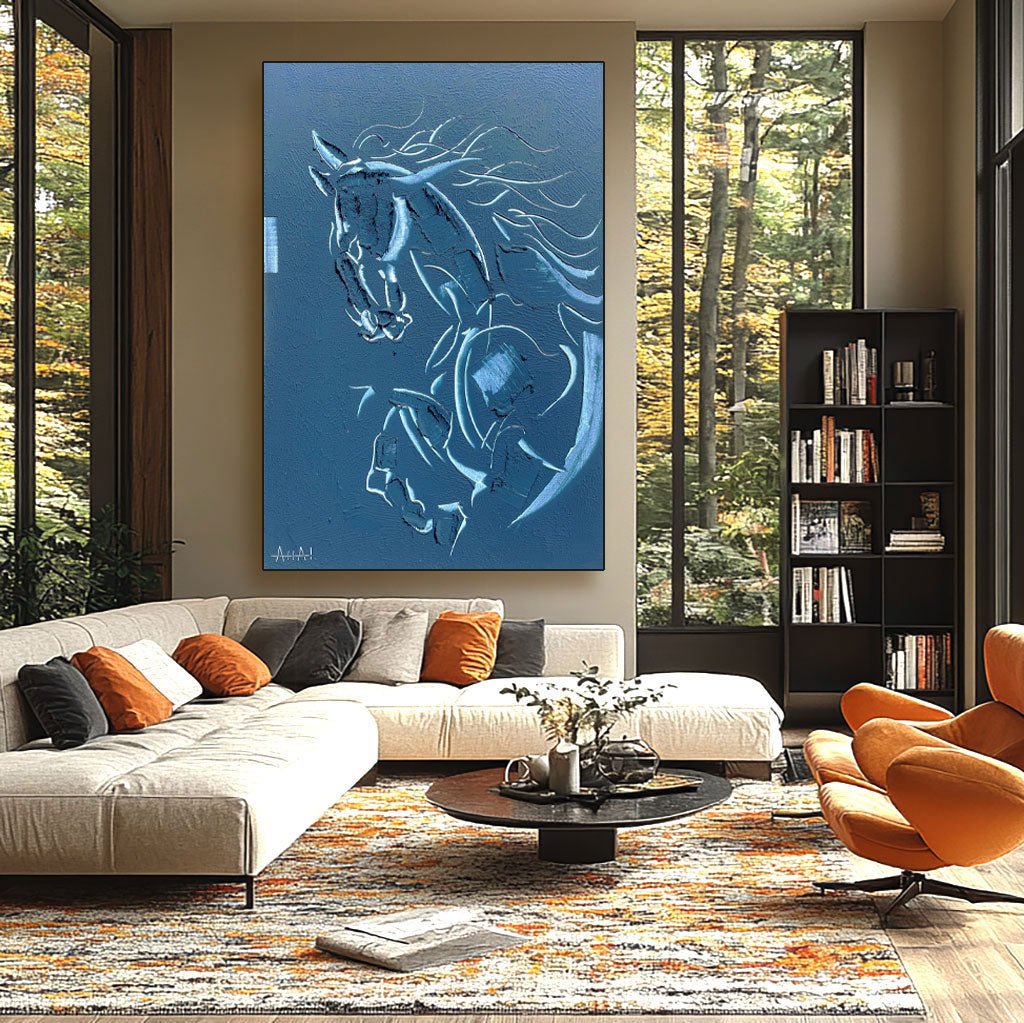 Contemporary Horse Art LRAB632 - royalbrushart