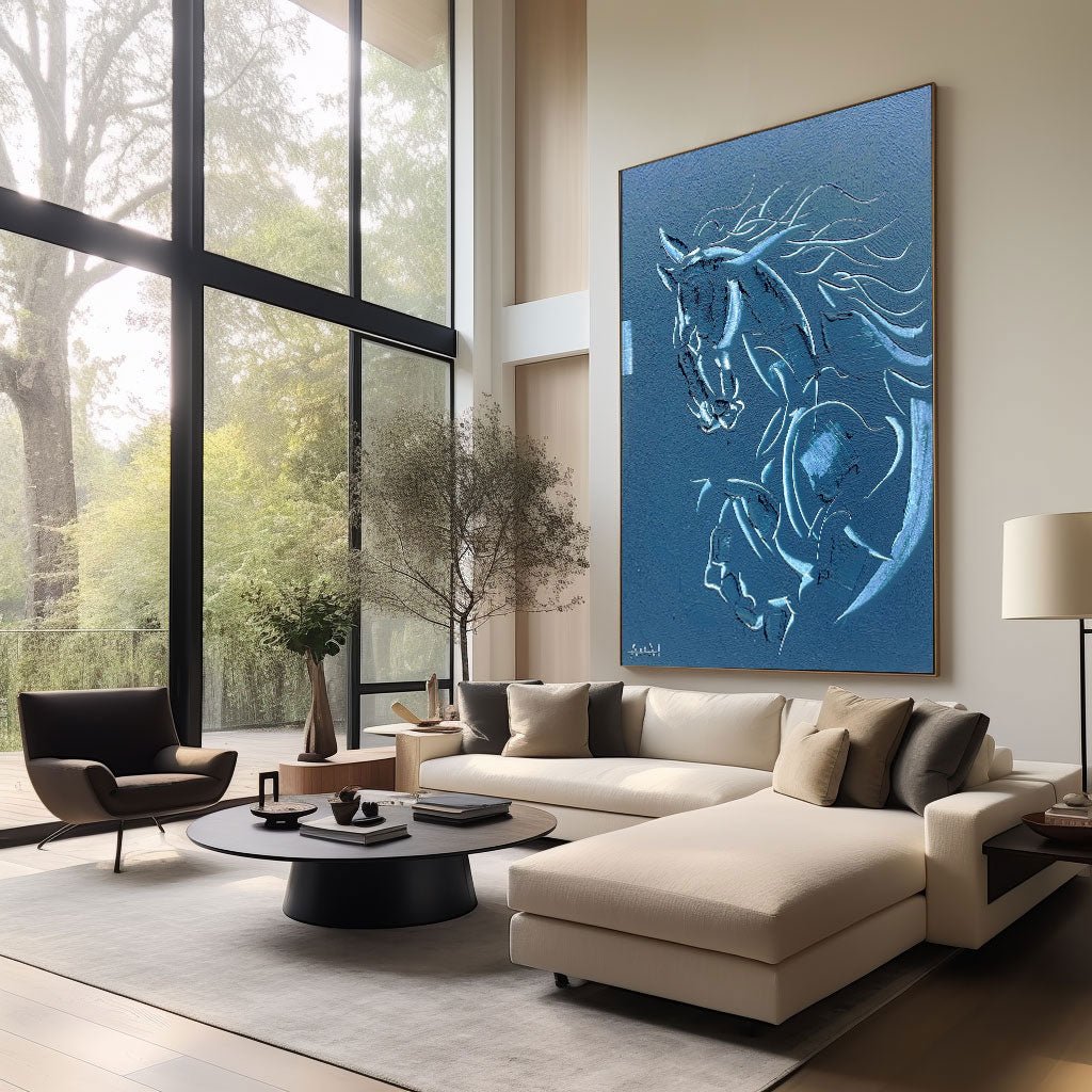 Contemporary Horse Art LRAB632 - royalbrushart