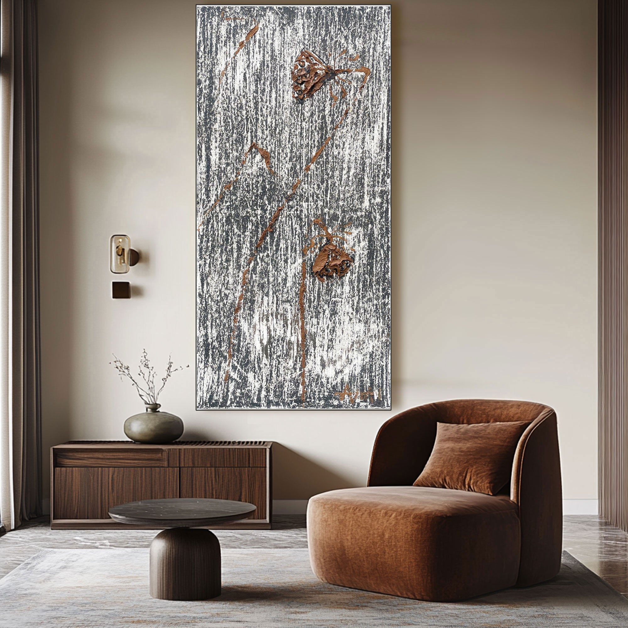 Plaster Art Texture Painting #LRAB631