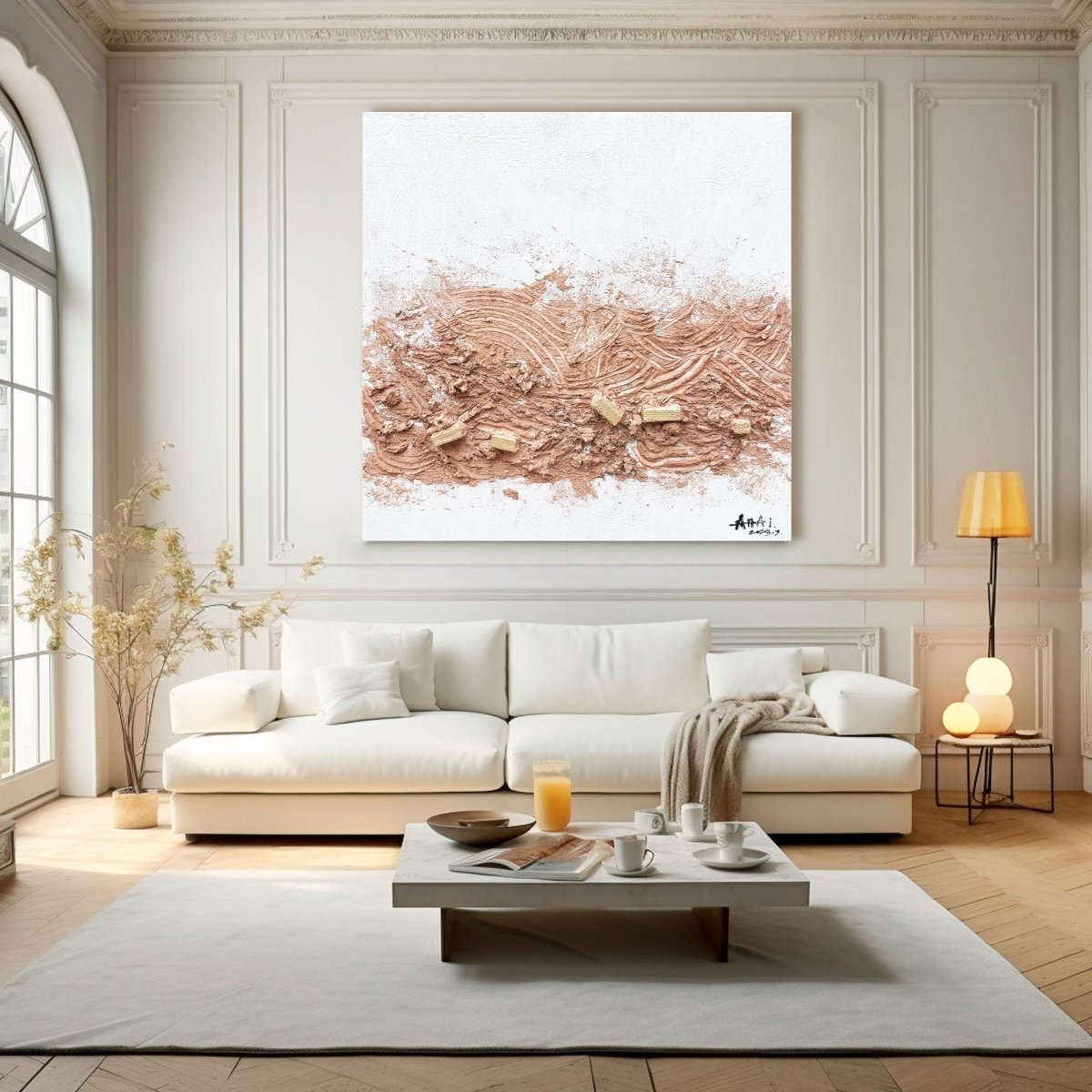 Plaster Art Texture Painting RAB460 - royalbrushart