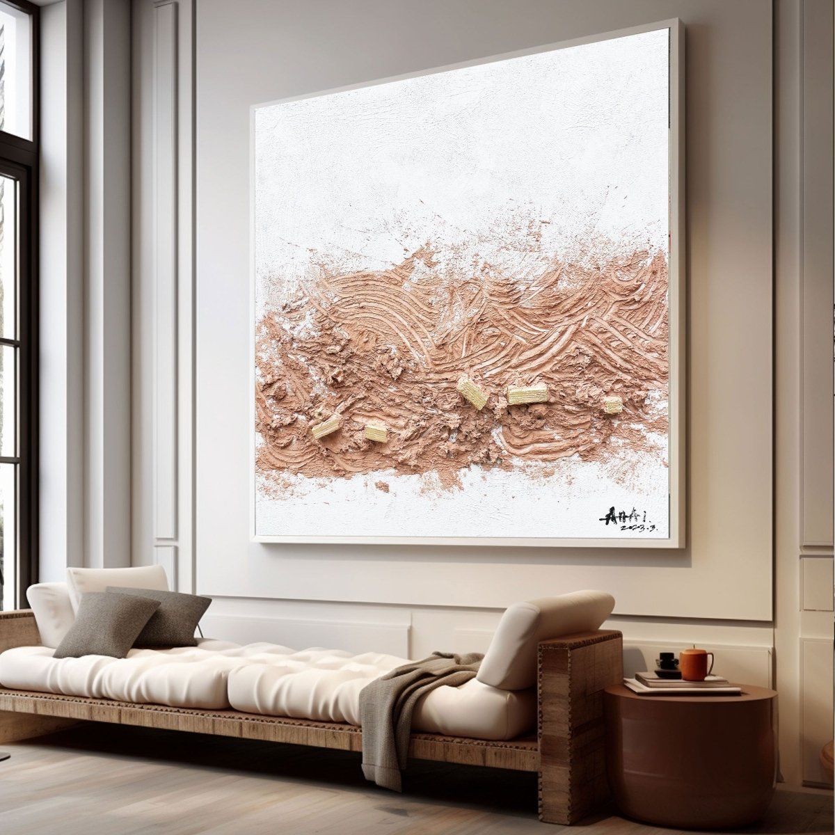 Plaster Art Texture Painting RAB460 - royalbrushart