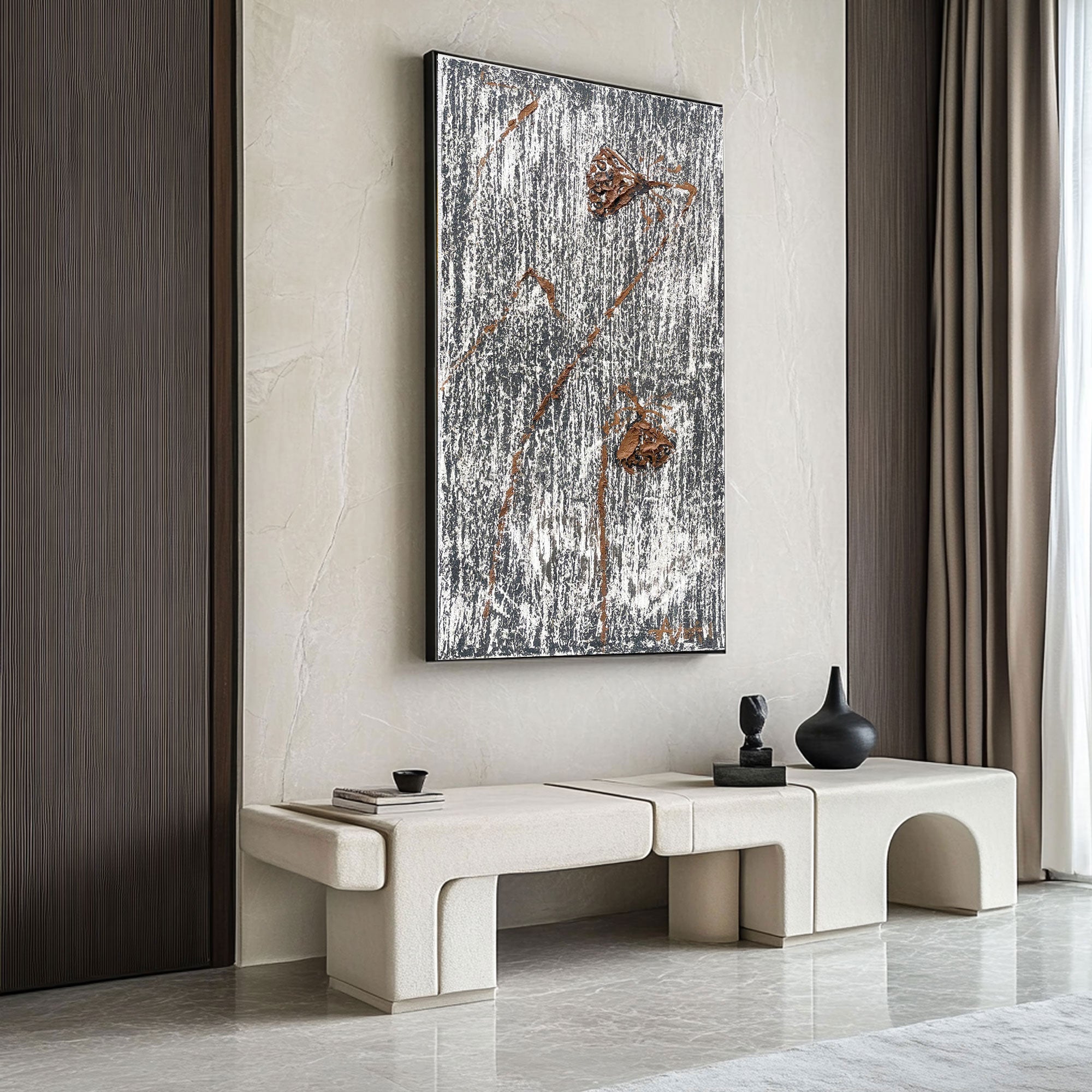 Plaster Art Texture Painting #LRAB631