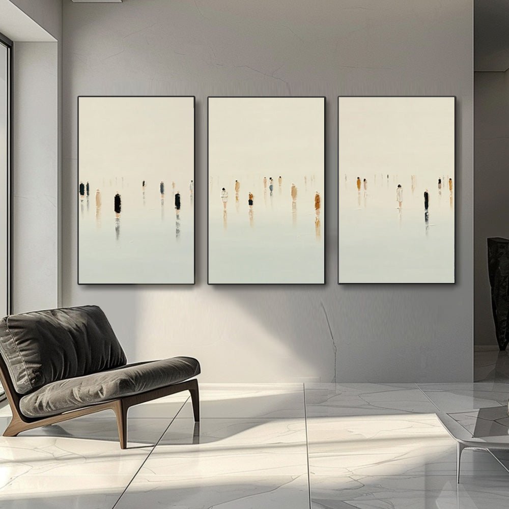 Contemporary Minimalist Art Set Of 3 RAB422 - royalbrushart