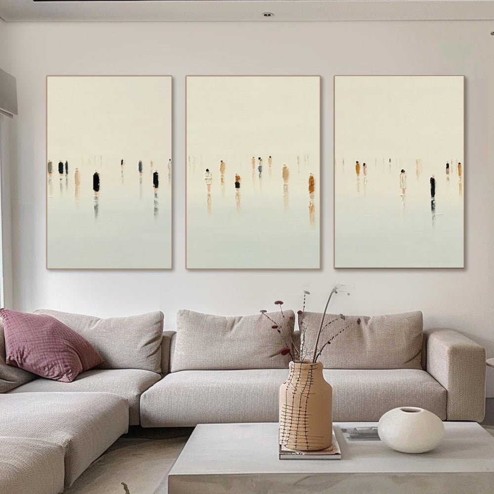Contemporary Minimalist Art Set Of 3 RAB422 - royalbrushart