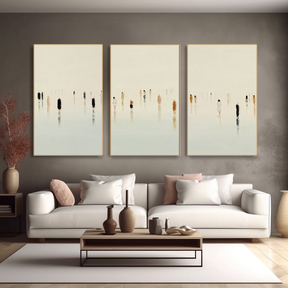 Contemporary Minimalist Art Set Of 3 RAB422 - royalbrushart