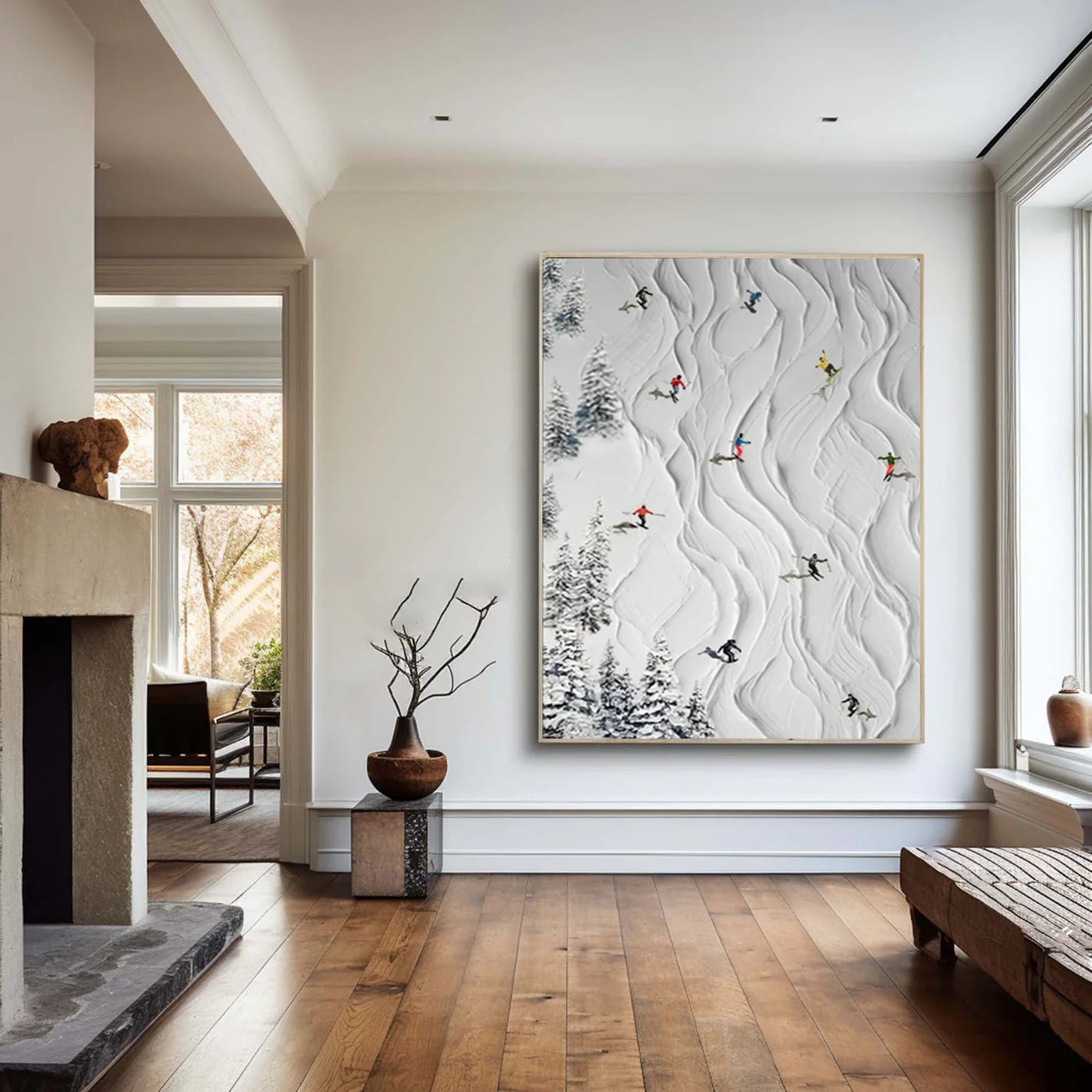 Plaster Art Texture Painting #RAB026