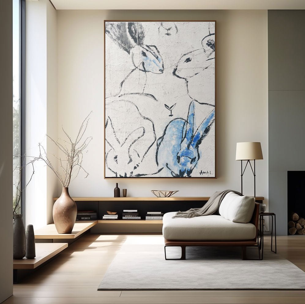 Contemporary Minimalist Art RAB458 - royalbrushart